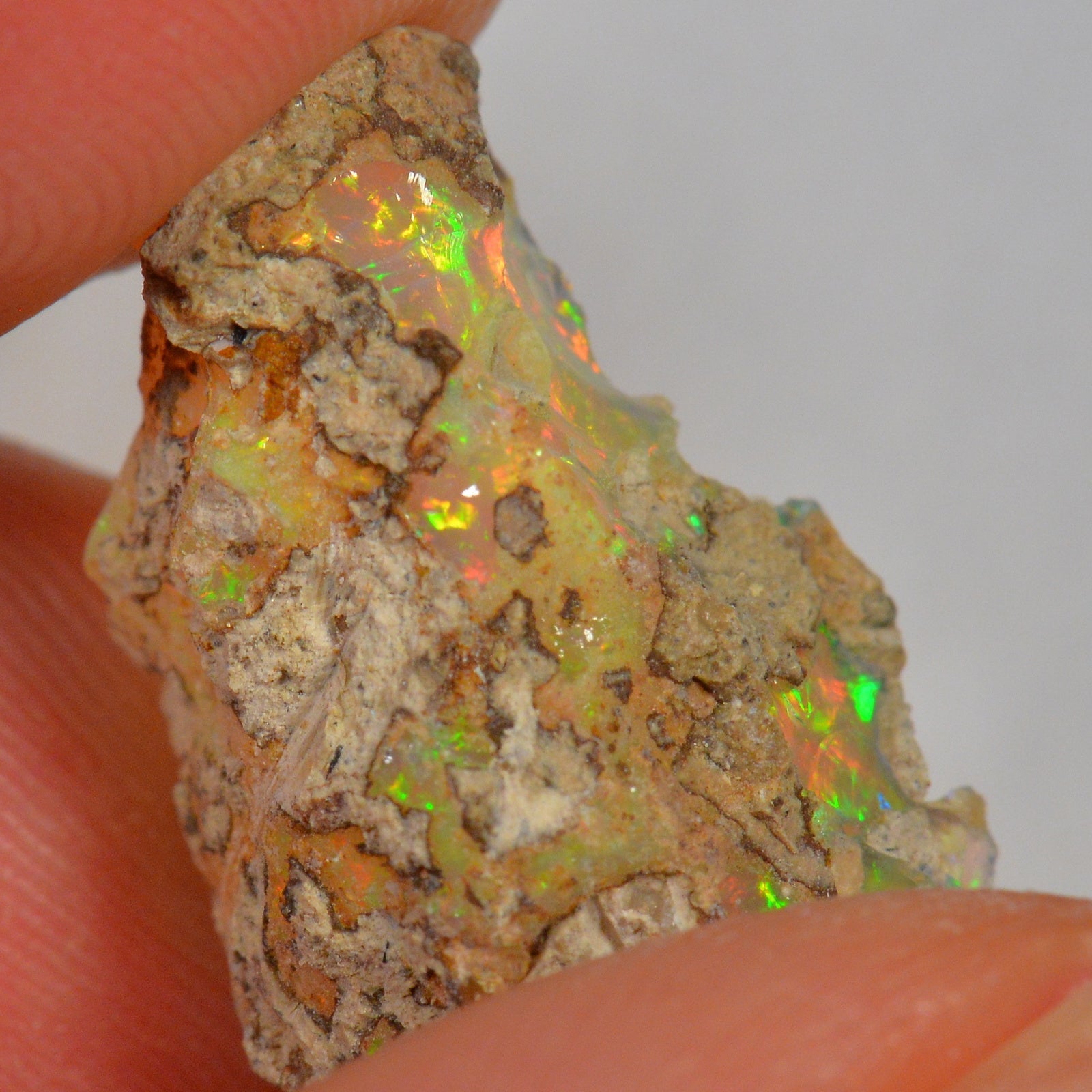 9.4 Carat - Rough Ethiopian Welo Opal — natural untreated rough Ethiopian Welo opal