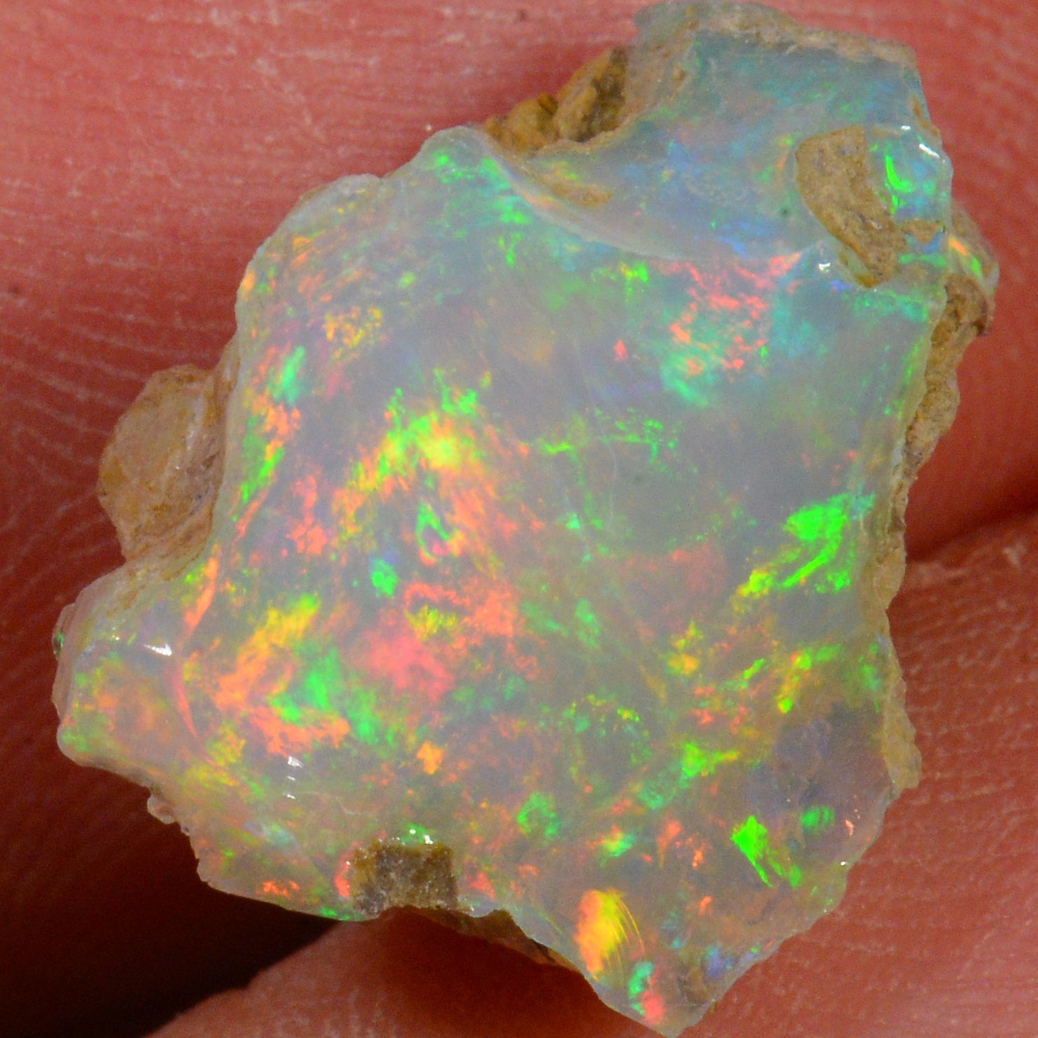 7 Karat - Roher Äthiopischer Welo Opal – natürlicher äthiopischer Welo Opal