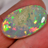 16.2 carat - Intense Ethiopian Welo Opal with matrix rock 