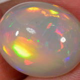 13.5 carat - greyish oval cut Ethiopian Welo Opal