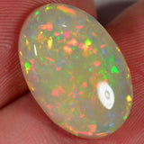 5 Karat - Glitzernder oval geschliffener Äthiopischer Welo Opal