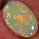 5 Karat - Glitzernder oval geschliffener Äthiopischer Welo Opal