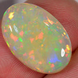 5 Karat - Glitzernder oval geschliffener Äthiopischer Welo Opal