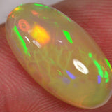 3.1 Karat - Oval geschliffener Äthiopischer Welo Opal mit schönem Muster