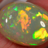 15.2 carat - oval cut Ethiopian Welo Opal with a beautiful pattern 