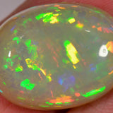 15.2 carat - oval cut Ethiopian Welo Opal with a beautiful pattern 