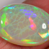 13.3 Karat - Oval geschliffener Äthiopischer Welo Opal mit Honeycomb Muster