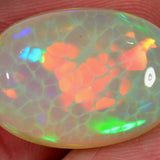 13.3 Karat - Oval geschliffener Äthiopischer Welo Opal mit Honeycomb Muster