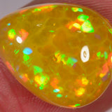 8.1 Carat - Rare Golden Ethiopian Welo Opal with Honeycomb Pattern 