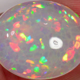 7.5 carat - Oval cut Ethiopian Welo Opal with honeycomb pattern 