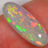 5.2 Carat - Oval Cut Ethiopian Welo Opal with Triangle Cell Pattern 