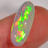 5.2 Carat - Oval Cut Ethiopian Welo Opal with Triangle Cell Pattern 