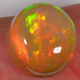 4.7 carats - Oval Ethiopian Welo Opal with brown base color 