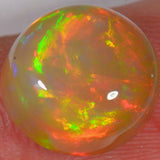 4.7 carats - Oval Ethiopian Welo Opal with brown base color 