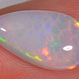 3.6 carat - teardrop shaped Ethiopian Welo Opal with cells