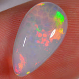 3.6 carat - teardrop shaped Ethiopian Welo Opal with cells