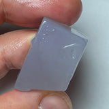12 Gramm - Roher eisblauer Chalzedon aus Äthiopien