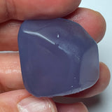 22 Gramm - Roher blauer Chalzedon aus Äthiopien