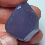 22 Gramm - Roher blauer Chalzedon aus Äthiopien