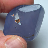 22 Gramm - Roher blauer Chalzedon aus Äthiopien