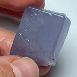 16 Gramm - Roher blauer Chalzedon aus Äthiopien