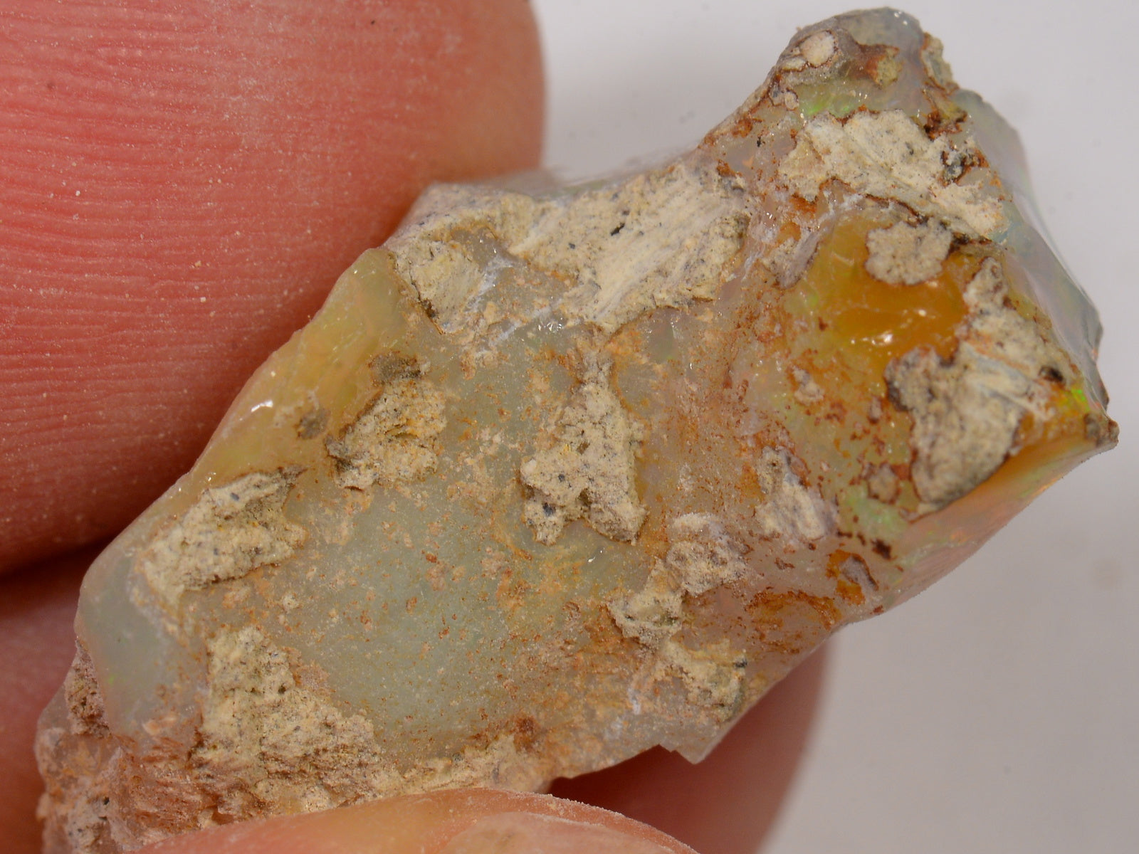 15 Karat - Roher Äthiopischer Welo Opal – natürlicher äthiopischer Welo Opal