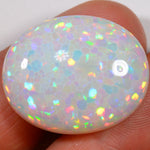 28.1 Carat - Brilliant True Honeycomb Ethiopian Welo Opal — natural untreated Ethiopian Welo opal