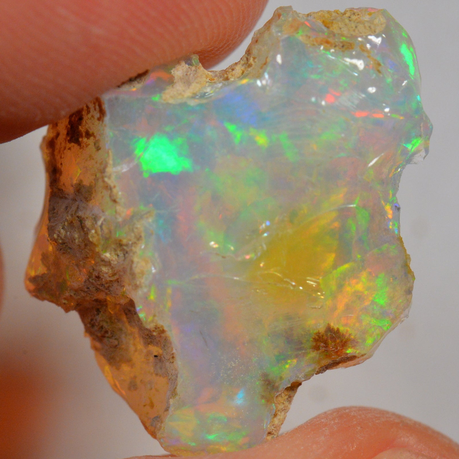 15 Karat - Roher Äthiopischer Welo Opal – natürlicher äthiopischer Welo Opal
