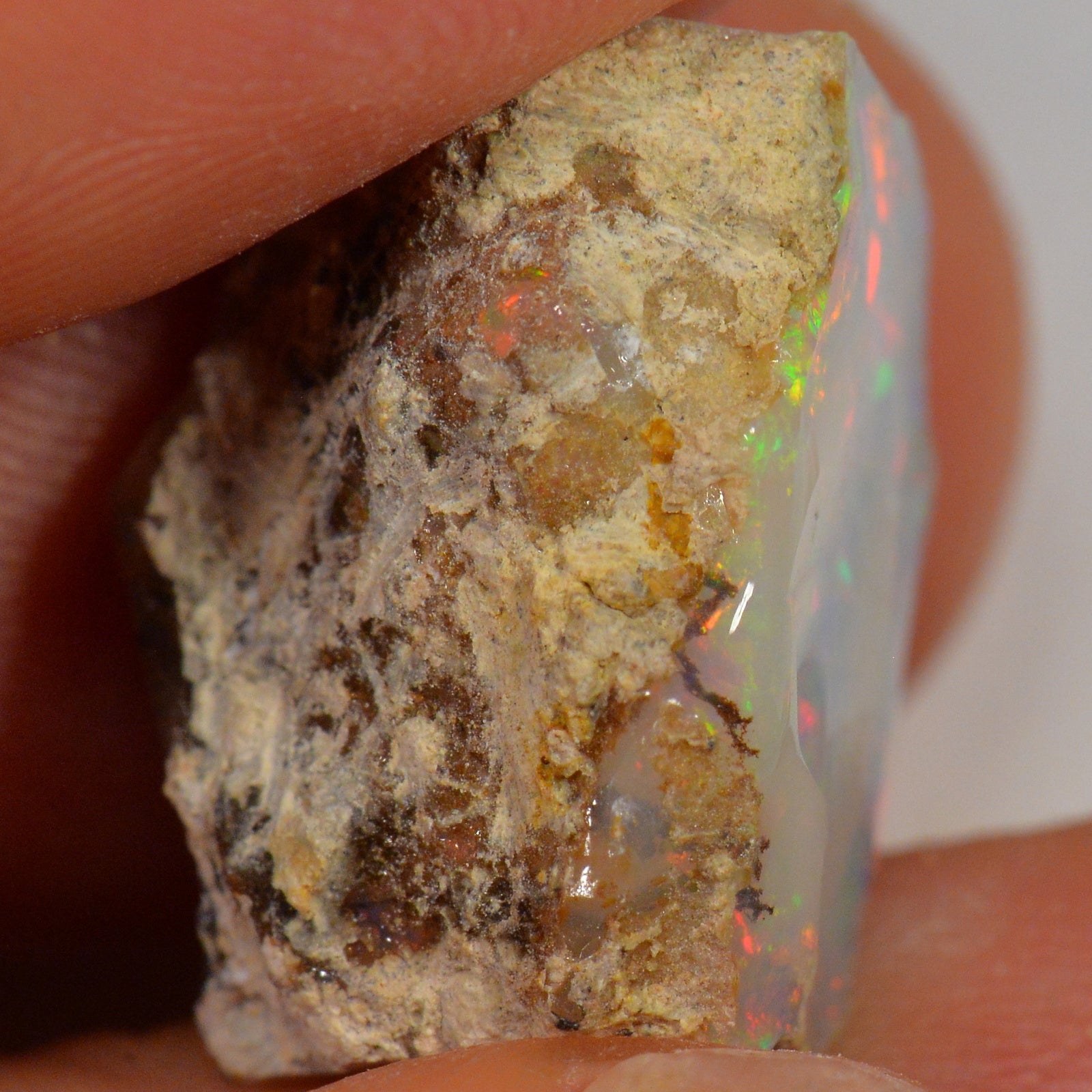 13.5 Karat - Roher Äthiopischer Welo Opal – natürlicher äthiopischer Welo Opal