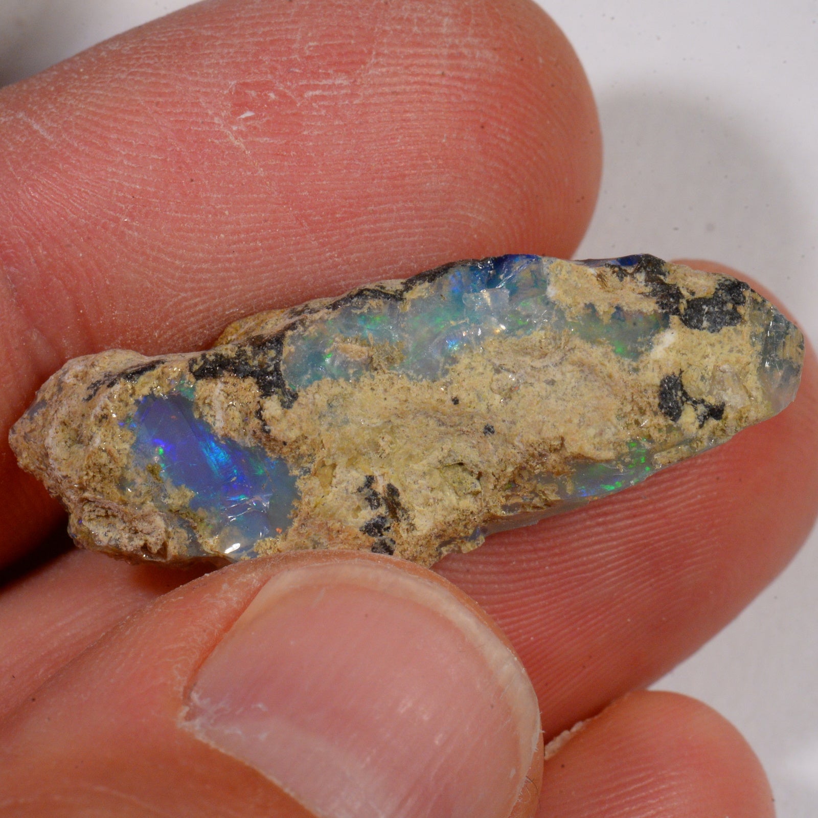 13,2 carats - Opale Welo brute d'Éthiopie – opale Welo d'Éthiopie naturelle