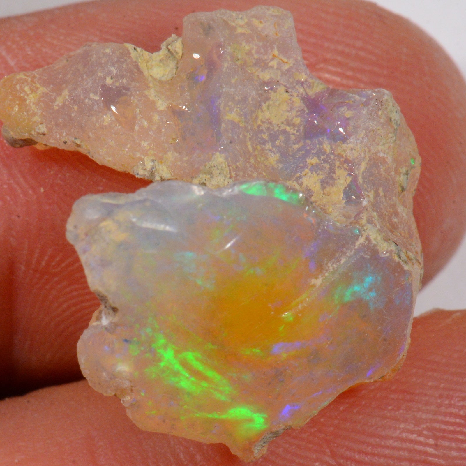 14.8 Karat - Roher Äthiopischer Welo Opal – natürlicher äthiopischer Welo Opal
