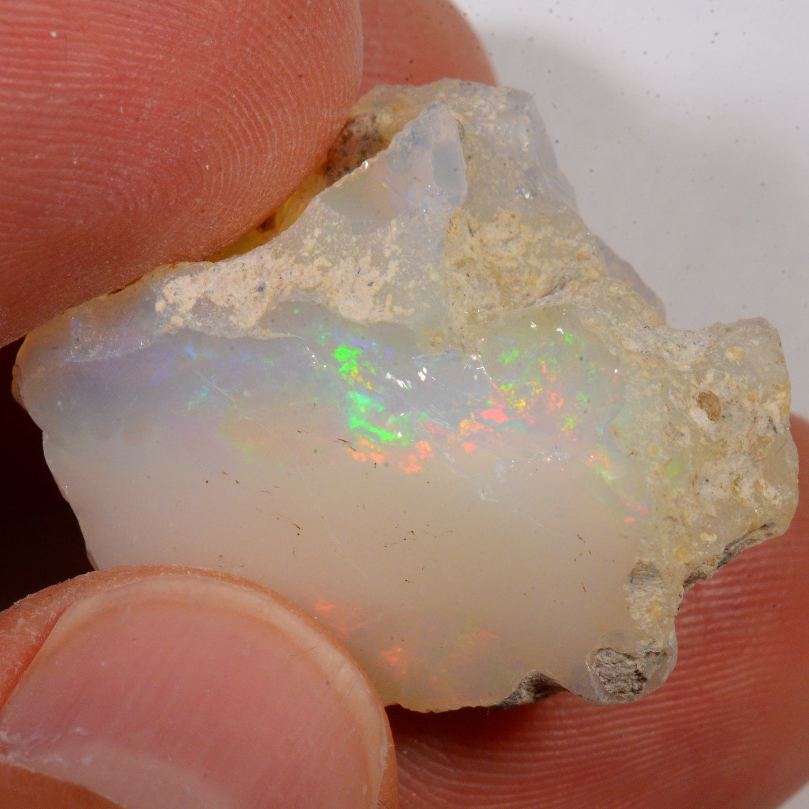 37.6 Karat - Roher Äthiopischer Welo Opal – natürlicher äthiopischer Welo Opal
