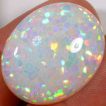 28.1 Carat - Brilliant True Honeycomb Ethiopian Welo Opal — natural untreated Ethiopian Welo opal