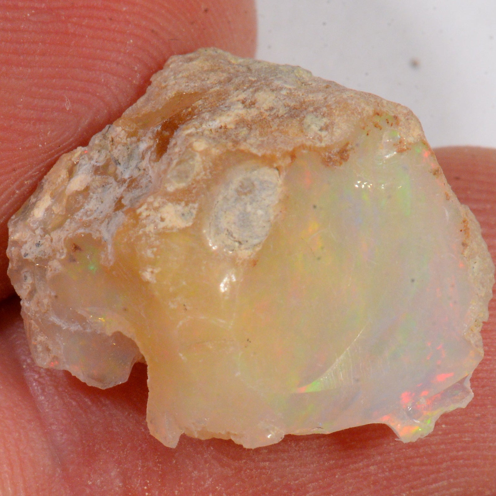 10.5 Karat - Roher Äthiopischer Welo Opal – natürlicher äthiopischer Welo Opal