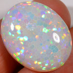 28.1 Carat - Brilliant True Honeycomb Ethiopian Welo Opal — natural untreated Ethiopian Welo opal