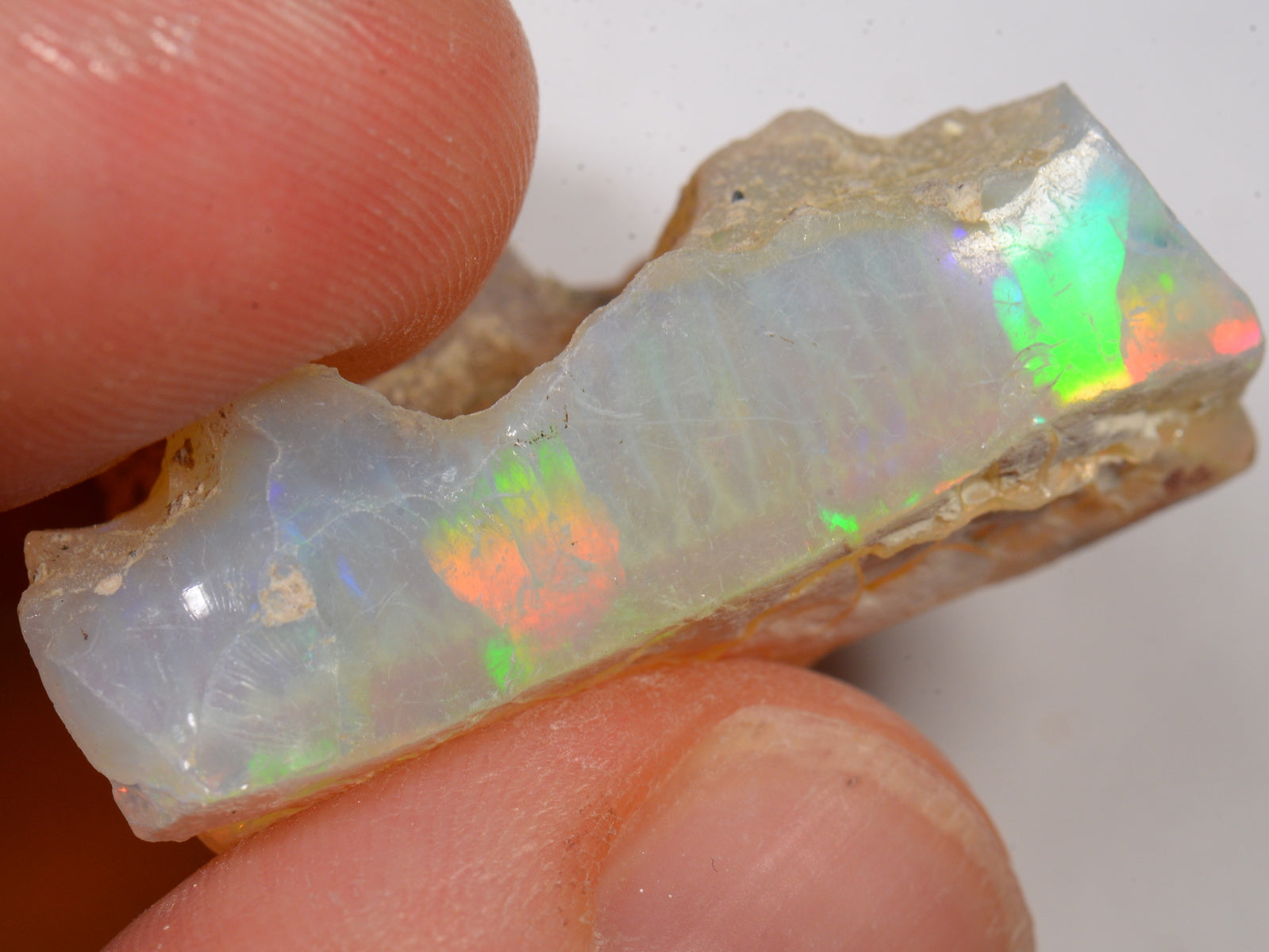 38 Karat - Roher Äthiopischer Welo Opal – natürlicher äthiopischer Welo Opal