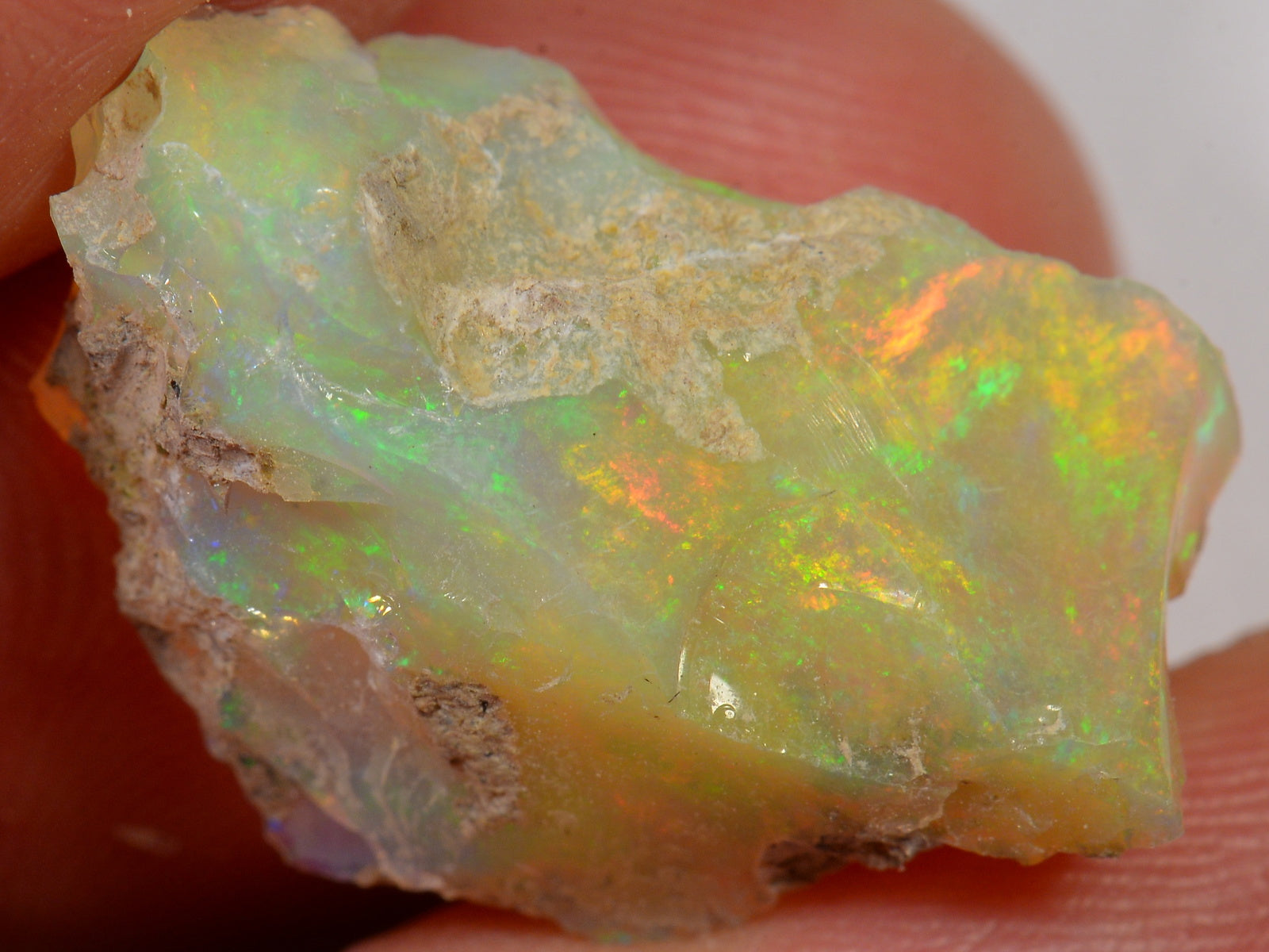 15 Karat - Roher Äthiopischer Welo Opal – natürlicher äthiopischer Welo Opal