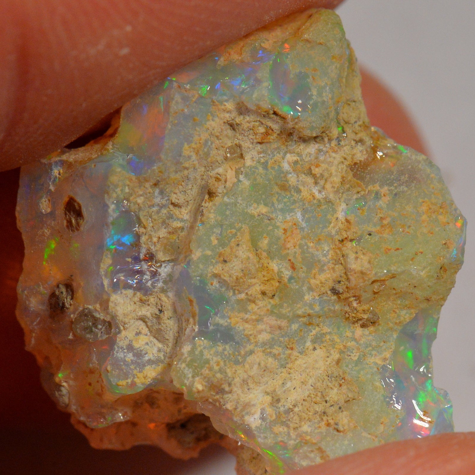 15 Karat - Roher Äthiopischer Welo Opal – natürlicher äthiopischer Welo Opal